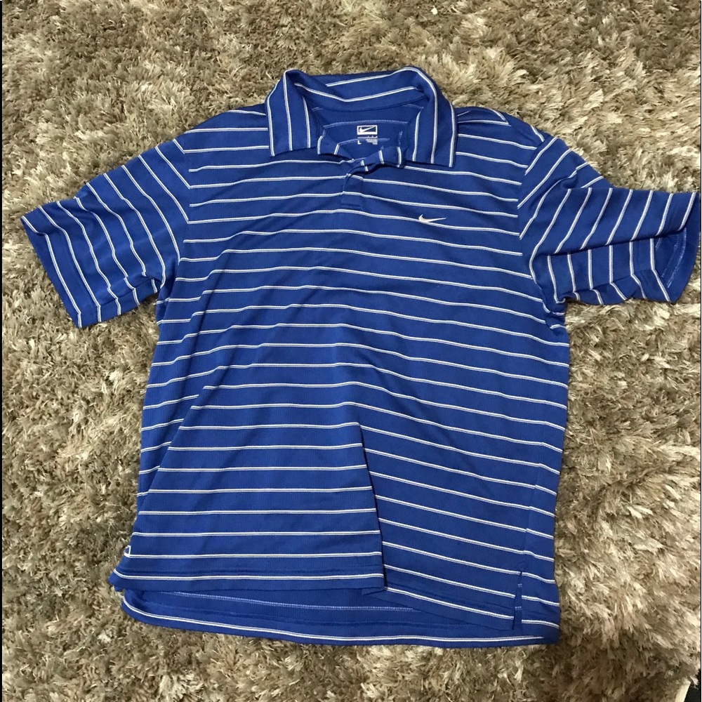 Men’s blue Nike polo